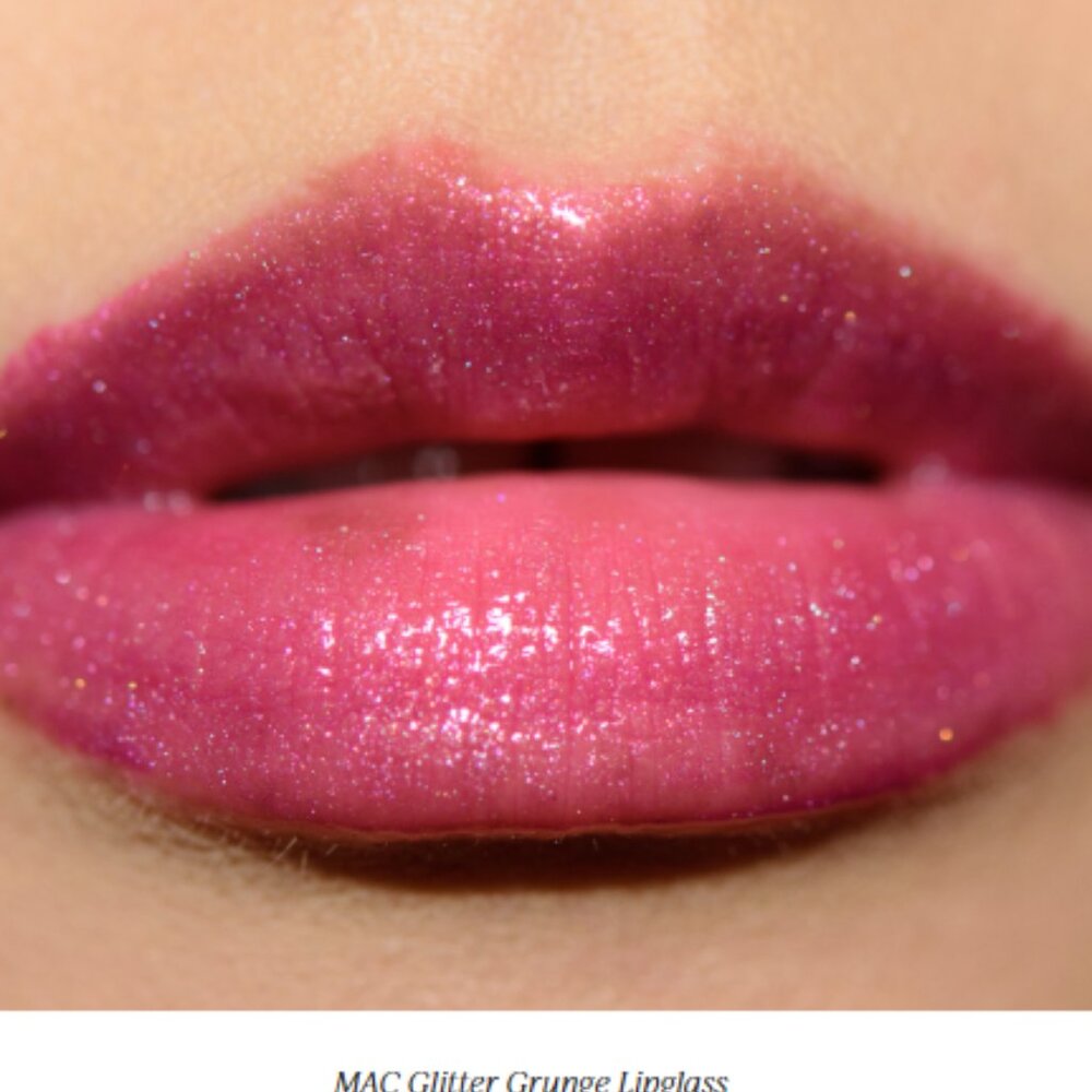 Limited Edition MAC Cosmetics Trolls Glitter Grunge Lipglass .  Purple Rare